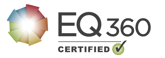 Logo EQ360, outil d'évaluation de l'intelligence émotionnelle utilisé en coaching
