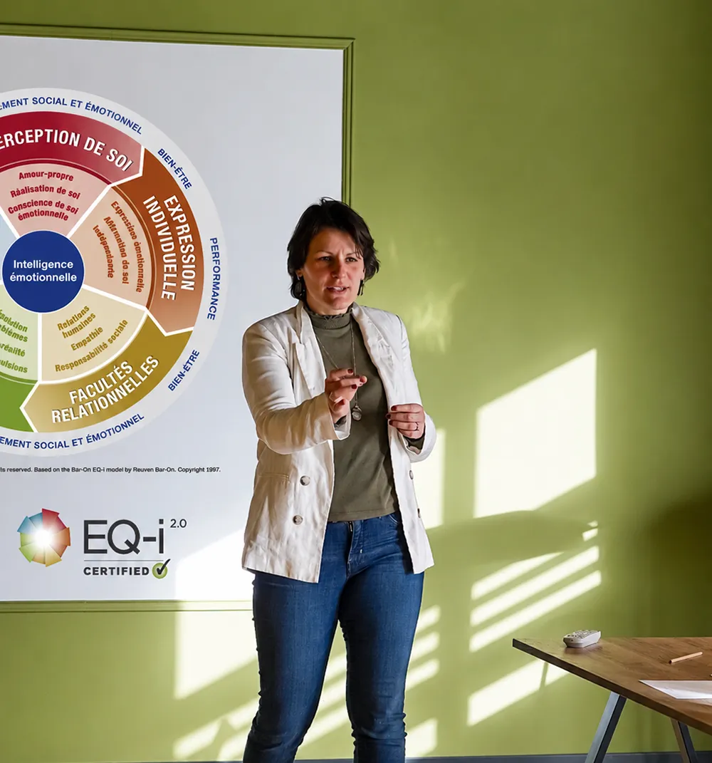 Natacha Stanojcic, coach certifiée et consultante pour dirigeants, se présente